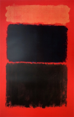 Light Red Over Black - Marc Rothko
